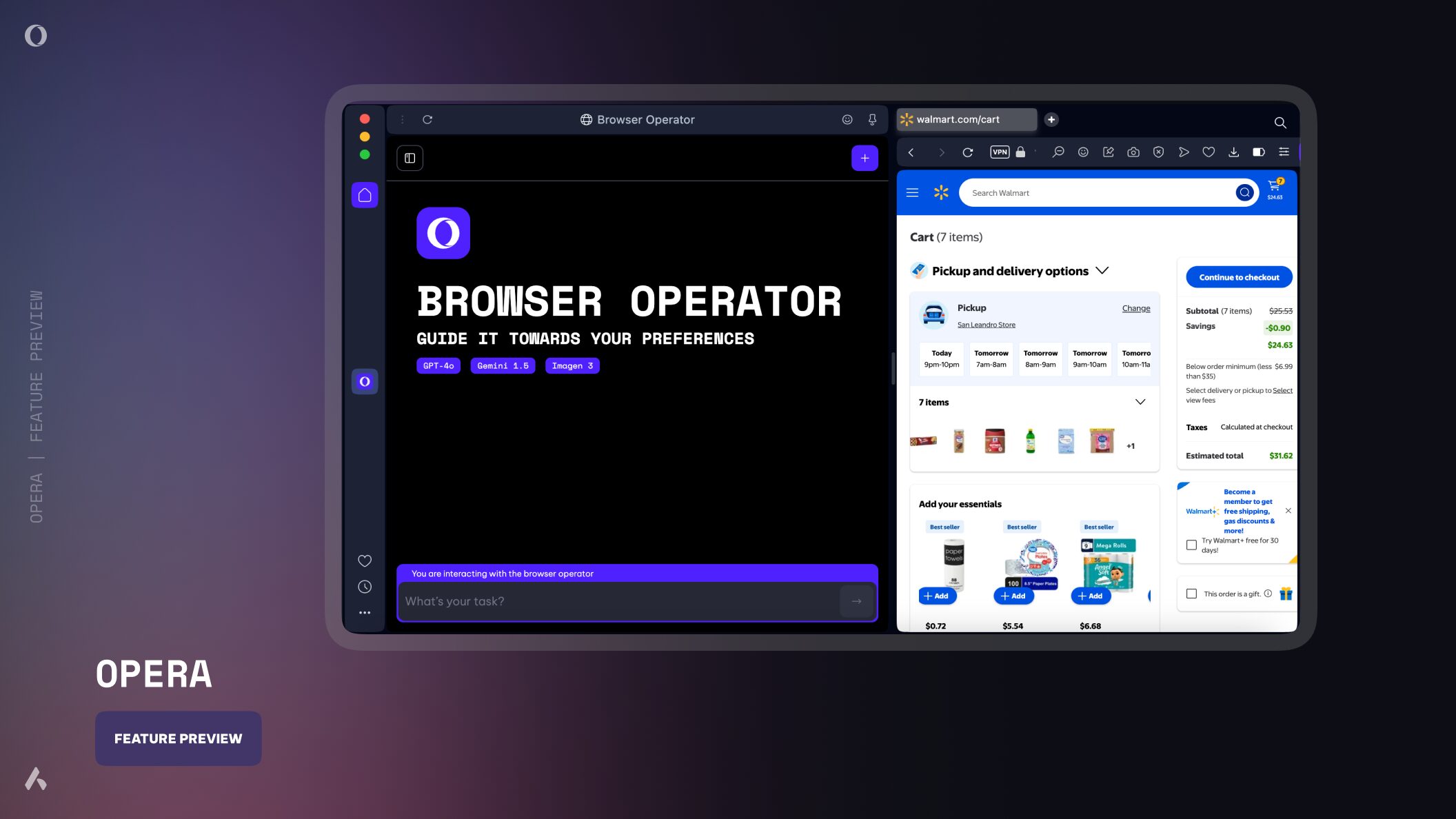 Opera's AI Browser Operator